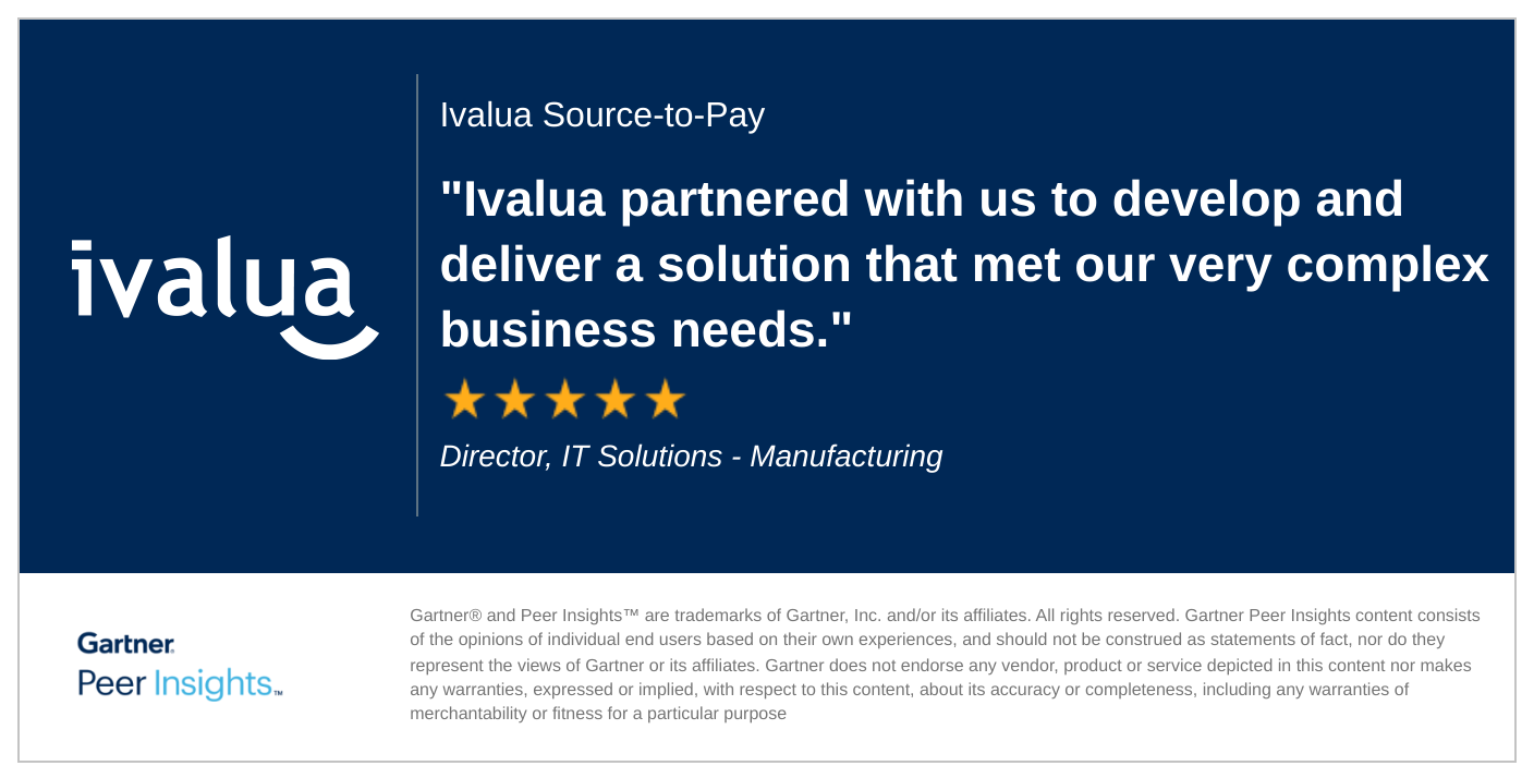 2025 Gartner® Magic Quadrant™ for SourcetoPay Suites Ivalua